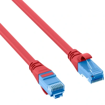 Afbeelding van Netwerkkabel Cat6a U/UTP 0.25 meter (Rood)
