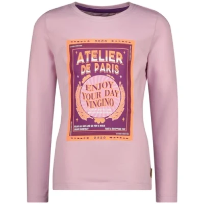Afbeelding van Vingino Girls Janneke in Colour Gloss Lilac maat 16, Lilac, 16 Jaar