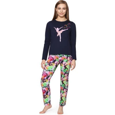 Afbeelding van Merry Style Meiden Pyjama Lange mouwen broek Katoen MS MS10 419 PJ Navy Dance 176