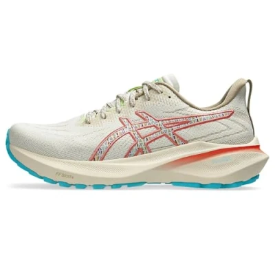Afbeelding van Asics GT2000 13 TR Hardloopschoenen voor op de weg, Dames, Maat: 46, Nature bathing/guava Textiel/ synthetisch