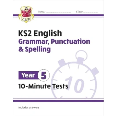 Afbeelding van New KS2 English 10 Minute Tests: Grammar, Punctuation &amp; Spelling Year 5