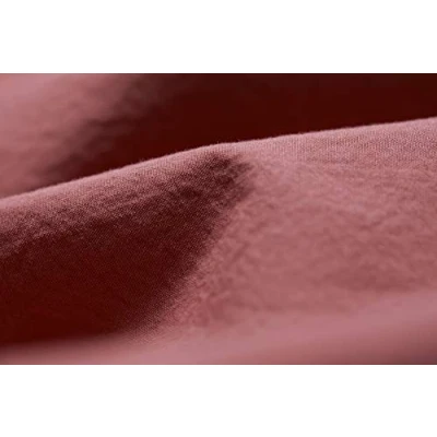 Afbeelding van L1NK STUDIO Dekbedovertrek, 135 cm, glad, 220 x 100% katoen (percal 200 draden) smokey red