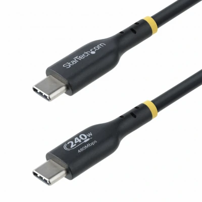 Afbeelding van StarTech.com 4m USB C Laadkabel, IF Gecertificeerde Kabel, 240W PD EPR, 2.0 Type Laptop M/M