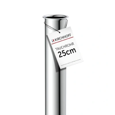 Afbeelding van Kirchhoff Dompelbuis, chroom, 1 1/4&quot; x 32 250 mm, voor sifon 98848118