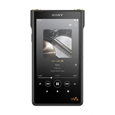 Afbeelding van Sony NW WM1AM2 Walkman digitale muziekspeler met hoge resolutie Android 11, touchscreen, bluetooth en wifi zwart