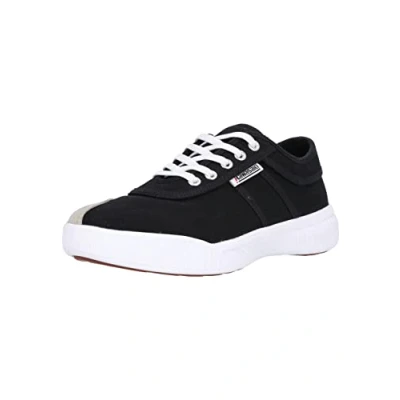 Afbeelding van Kawasaki Unisex Leap Canvas Schoen Low Top Sneakers, 1001 Zwart, 4 UK, 37 EU