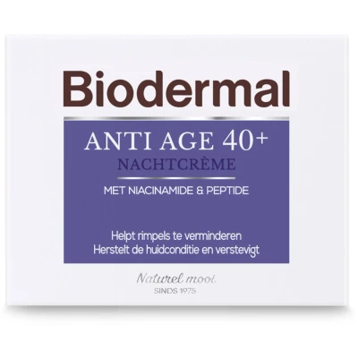 Afbeelding van 2x Biodermal Nachtcreme Anti Age 40+ 50 ml