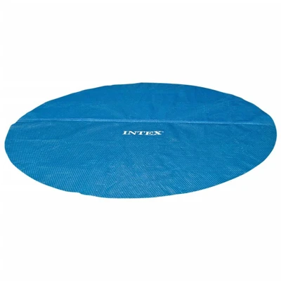 Afbeelding van Intex Zwembad Solar Zomerkleed 488 cm Blauw Noppenfolie Drijvend Verwarmt Isoleert Zomerzeil Accessoires Speelgoed