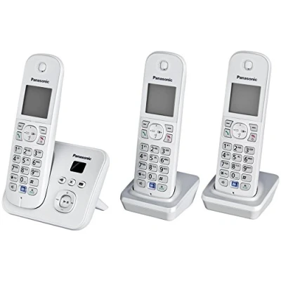 Afbeelding van Panasonic KX TG6823GS Trio DECT Wit