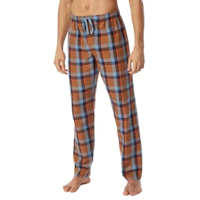 Afbeelding van Schiesser Heren lange slaapbroek geweven broek organisch katoenmix + Relax pyjamabroek, Multicolor 1_180292, XX Large (56)