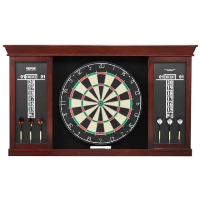 Afbeelding van VEVOR Dartkastset Officieel Dartbord MDF Darts 45x3,8cm