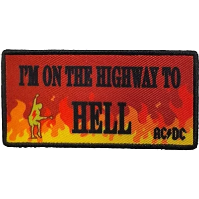 Afbeelding van AC/DC Highway To Hell Flames Patch Multicolours