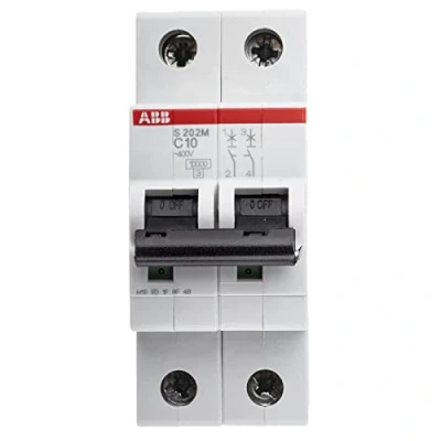 Afbeelding van ABB S202M C10 INSTAUTOMAAT 2P 10A C KAR