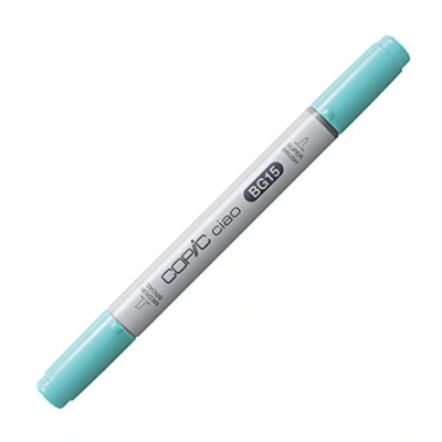 Afbeelding van COPIC Ciao Marker Type BG 15, Aqua, veelzijdige layout marker, op alcoholbasis, met een medium breedte en penseelpunt
