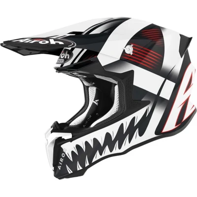 Afbeelding van Airoh Twist 2.0 Mask Motorcross helm, zwart wit, afmeting XS voor man