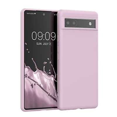Afbeelding van kwmobile telefoonhoesje geschikt voor Google Pixel 6a Hoesje smartphone Back cover in oudroze