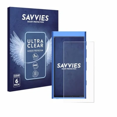 Afbeelding van Savvies Screenprotector voor Hiby Digital M300 Folie Beschermfolie transparant (6 Stuks)