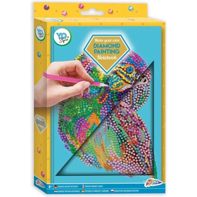 Afbeelding van Grafix Maak je eigen Diamond Painting Notebook Blauw