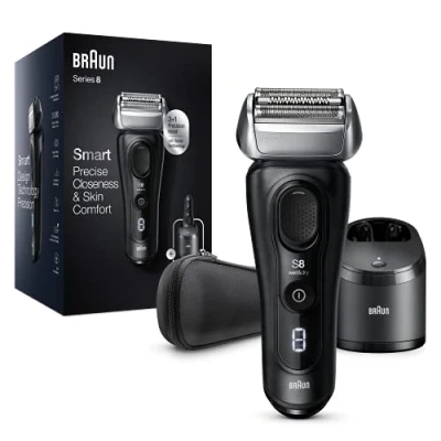 Afbeelding van Braun Series 8 8450cc Elektrisch Scheerapparaat Mannen Wet &amp; Dry Met 4 in 1 SmartCare Center