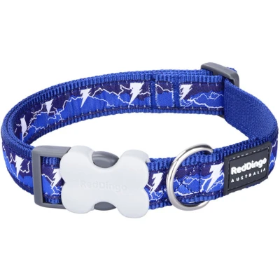 Afbeelding van Hondenhalsband Red Dingo STYLE LIGHTNING Marineblauw