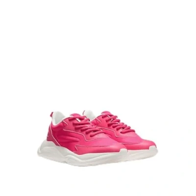 Afbeelding van HUGO LEON Sneakers laag, Dames, Maat: 42, Bright pink Textiel/ synthetisch