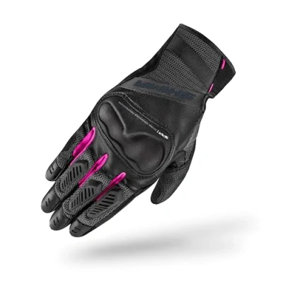 Afbeelding van SHIMA Hero Dames Motorfiets Handschoenen, zwart rood, afmeting XL voor vrouw