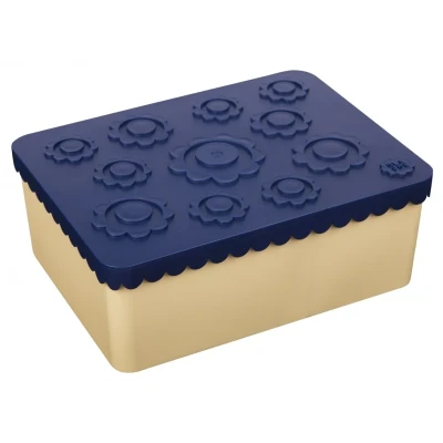Afbeelding van Blafre lunchbox 3 navy + beige