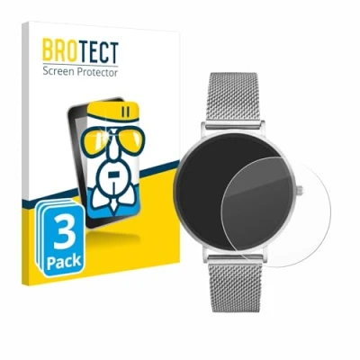 Afbeelding van BROTECT Screenprotector voor Xcoast X Watch Siona 2 Nano Folie Beschermfolie Beschermglas transparant (3 Stuks)