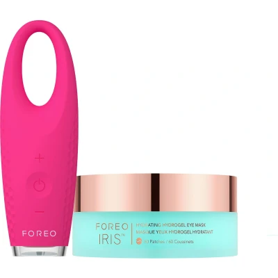 Afbeelding van FOREO Eye Candy IRIS 2 Fuchsia bundel Oogmassagetoestel + Verstevigend PM Oogserum