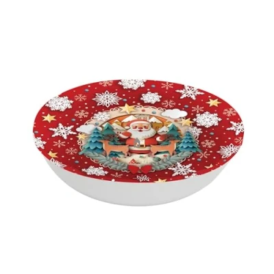 Afbeelding van Fiestas Guirca Kerst schaal santa clause 32 x 6 cm 1 stuks