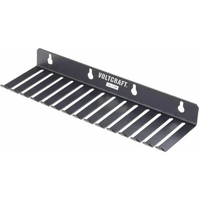 Afbeelding van VOLTCRAFT ML 1 OR Meetsnoerhouder 14 uitsparingen (73 x 5,3 mm) (l b h) 280 85 32 mm Zwart