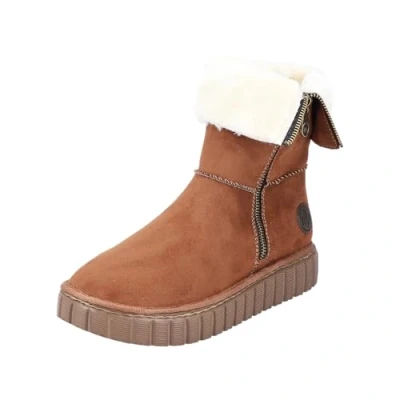 Afbeelding van Rieker Y8851 Modieuze laarzen voor dames, bruin, 39 EU