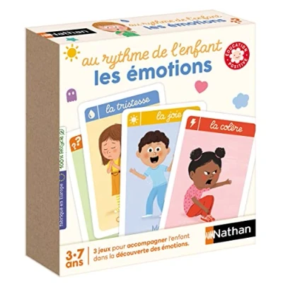 Afbeelding van Nathan Ritme emotiekaarten spel en paren voor kinderen, 3 tot 7 jaar, 1120600094, meerkleurig