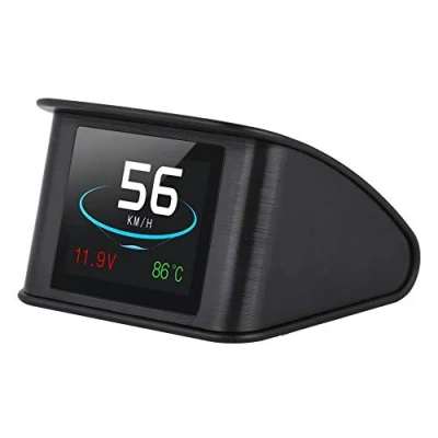 Afbeelding van KSTE Universeel brandstofverbruik, P10 Universal Car HUD Head Up Display Projector Brandstofverbruik Let op RPM OBD2 snelheid