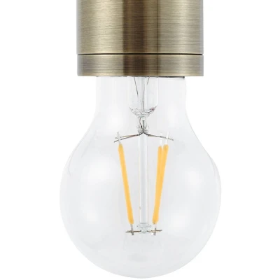 Afbeelding van Lindby hanglamp Hattie, messing, Ø 4,7 cm, metaal, E27