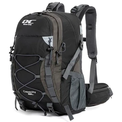 Afbeelding van DCmount Wandelrugzak Waterdichte Reisrugzak 40l Dagrugzak Outdoor Camping Trekkingrugzak met Regenhoes voor Klimmen Kamperen Toeren