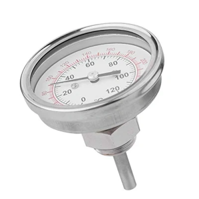 Afbeelding van Bimetaal Thermometer, Dubbele Schaal Analoge Dial Gevoelige Meter Tool voor Oven Grill