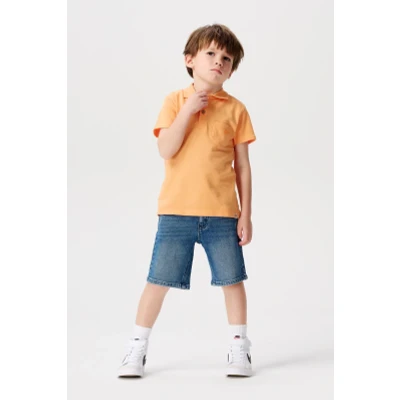 Afbeelding van Noppies Jongen Poloshirt Delmas Tangerine 92