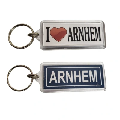 Afbeelding van Arnhem Sleutelhanger Combinatie en I Love 1 Stuk