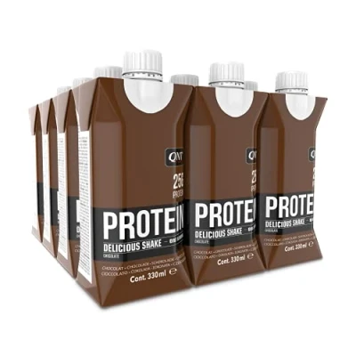Afbeelding van QNT Delicious Whey Shake 12x 330ml Chocolade