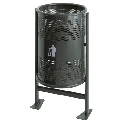 Afbeelding van Buitenafvalbak op statief 60 liter