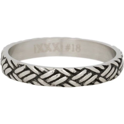 Afbeelding van Love knot iXXXi Vulring 4 mm Silver fill in black / 18