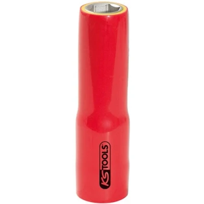 Afbeelding van KS Tools, Dopsleutel + dopmoer, 1/2&quot; stopcontact met beschermende isolatie (10 mm)