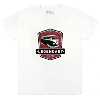 Afbeelding van BRISA VW Collection Volkswagen T1 Bus Transporter T shirt Uniseks (L) Legendary/Rood&amp;Grijs