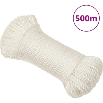 Afbeelding van vidaXL Werktouw 8 mm 500 m polypropeen wit