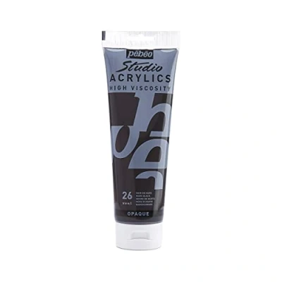 Afbeelding van Pebeo Studio acrylverf, 250 ml, marszwart