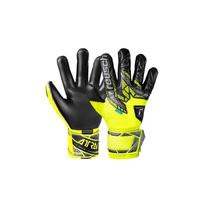 Afbeelding van Reusch Attrakt Duo keepershandschoenen, gripvaste en ademende voetbalhandschoenen voor volwassenen, mannen vrouwen, geschikt alle weersomstandigheden speelvelden