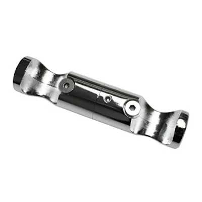 Afbeelding van GARDINIA Plafondsteun adapter voor gordijnroedes, 2 roedes, open, alle montage onderdelen inbegrepen; diameter: 20 mm; chroom
