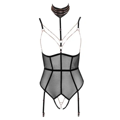 Afbeelding van Kruisloze Open Body met Extra Elegante Elementen