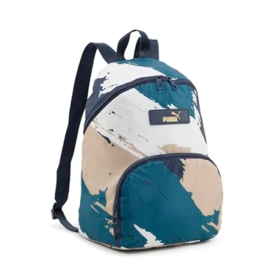 Afbeelding van Puma CORE POP Backpack Rugzak, Dames, Maat: One Size, Club navy/sand dune